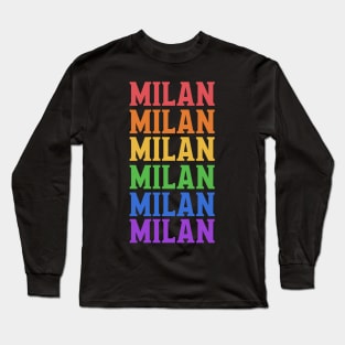 MILAN TRAVEL DESTINATION Long Sleeve T-Shirt